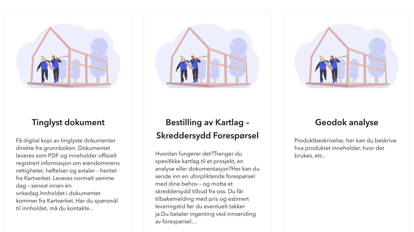 Velg det du trenger